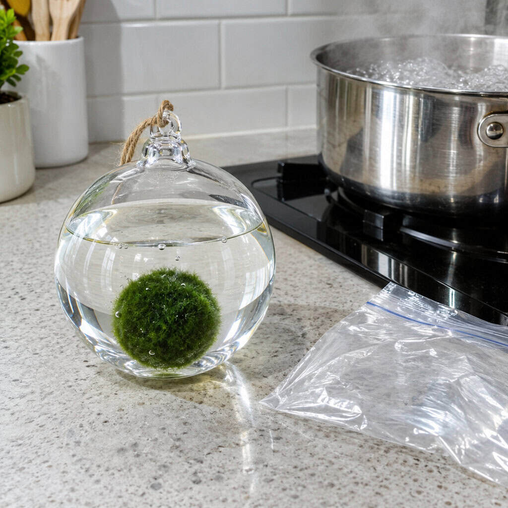 The Marimo Moss Ball Ornament Kit
