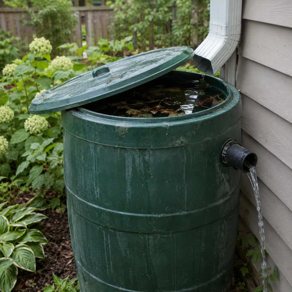 The Rain Barrel Without a Screened Lid