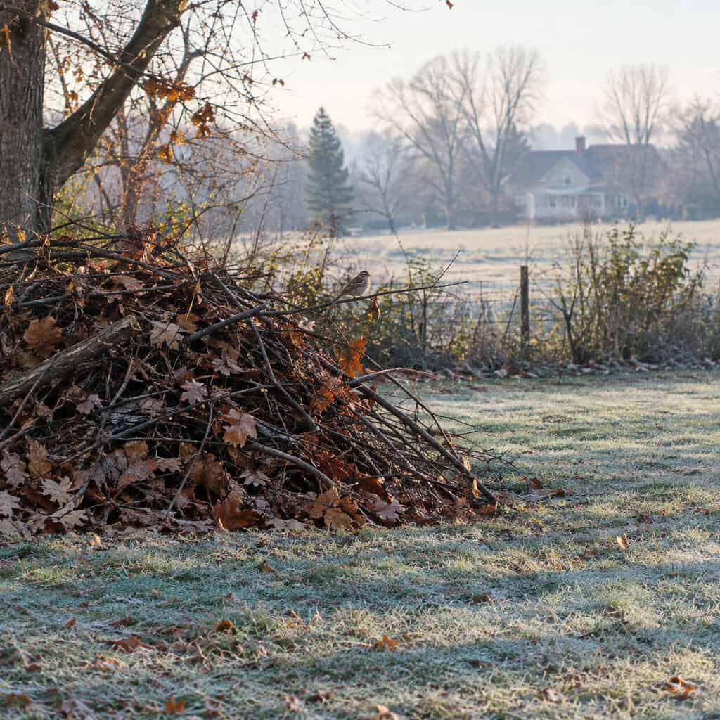 Keep a Leaf-and-Brush Pile in the Back Corner