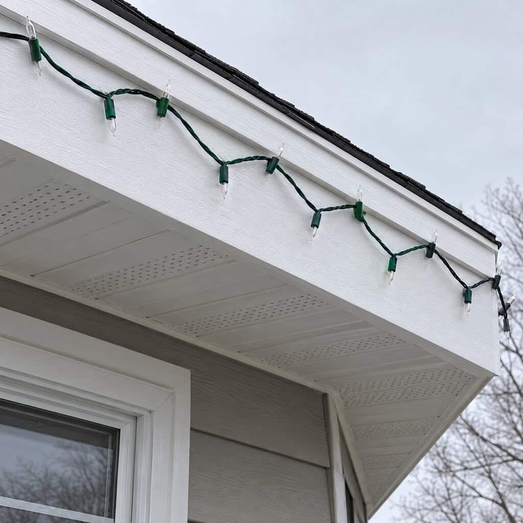 Green Wire on White Trim