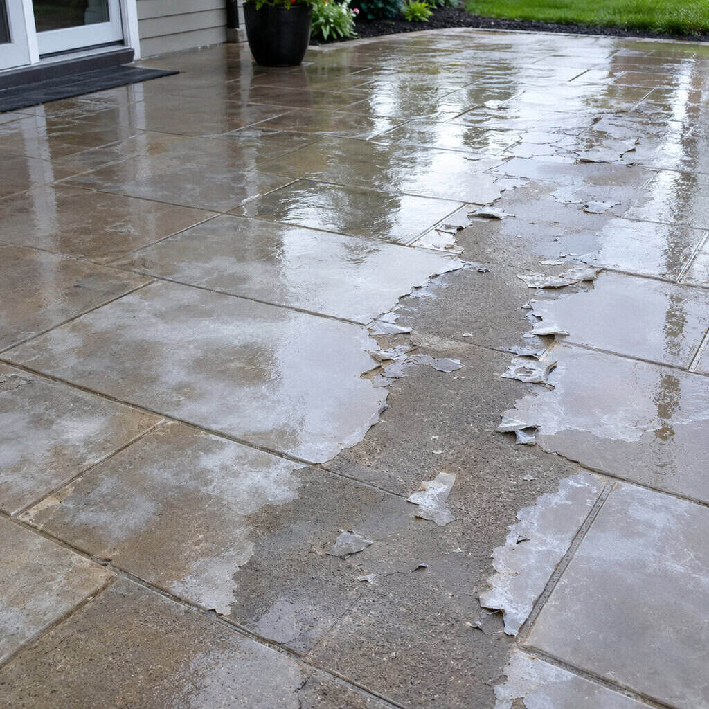 High-Gloss 'Wet Look' Paver Sealer