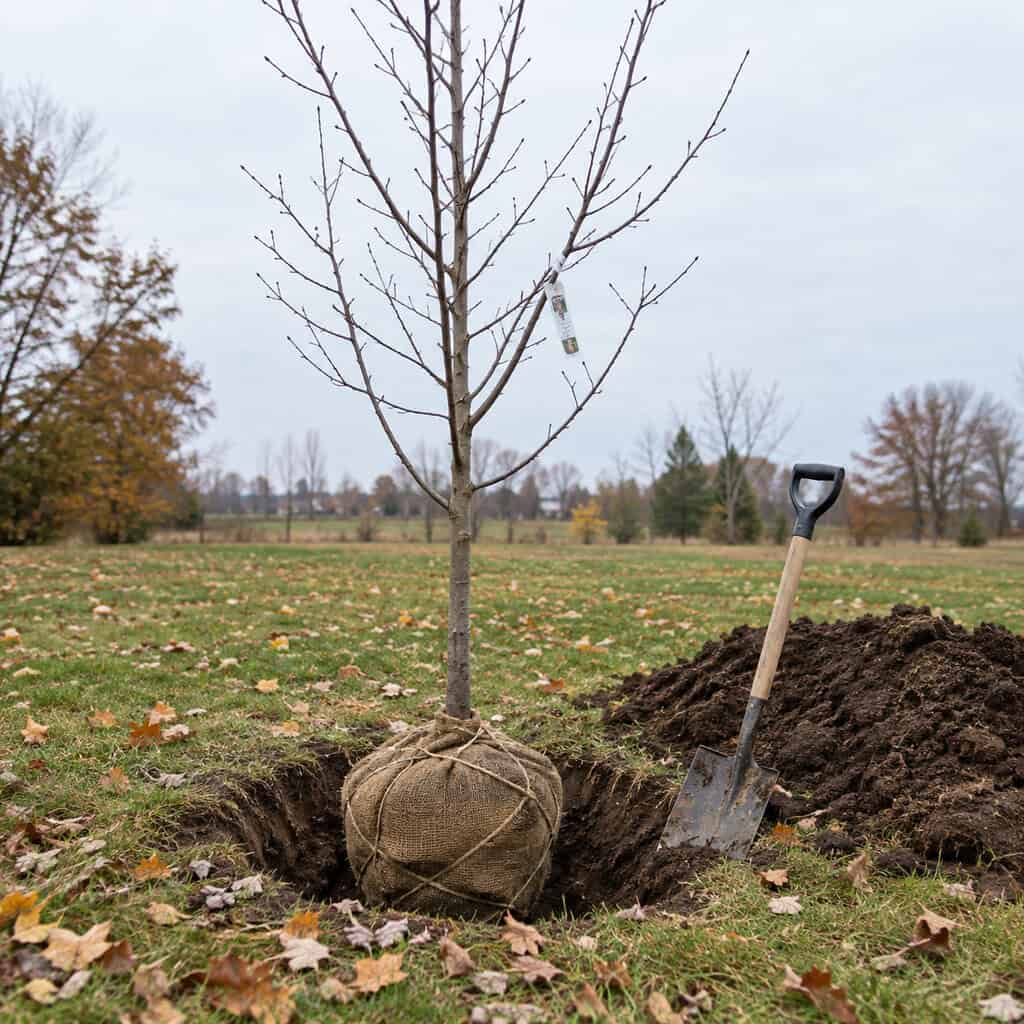 Trees and Shrubs Planted While the Soil Was Still Warm