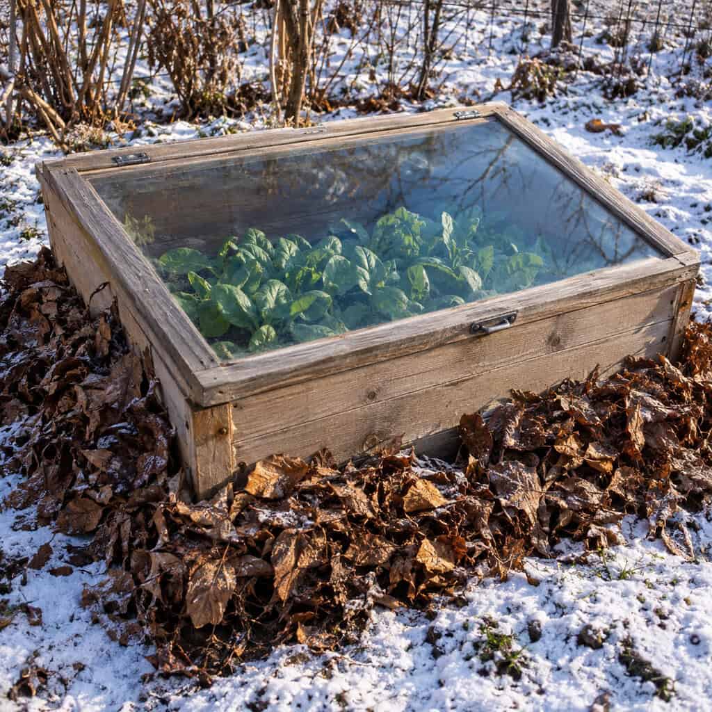 Insulate a Cold Frame or Low Tunnel
