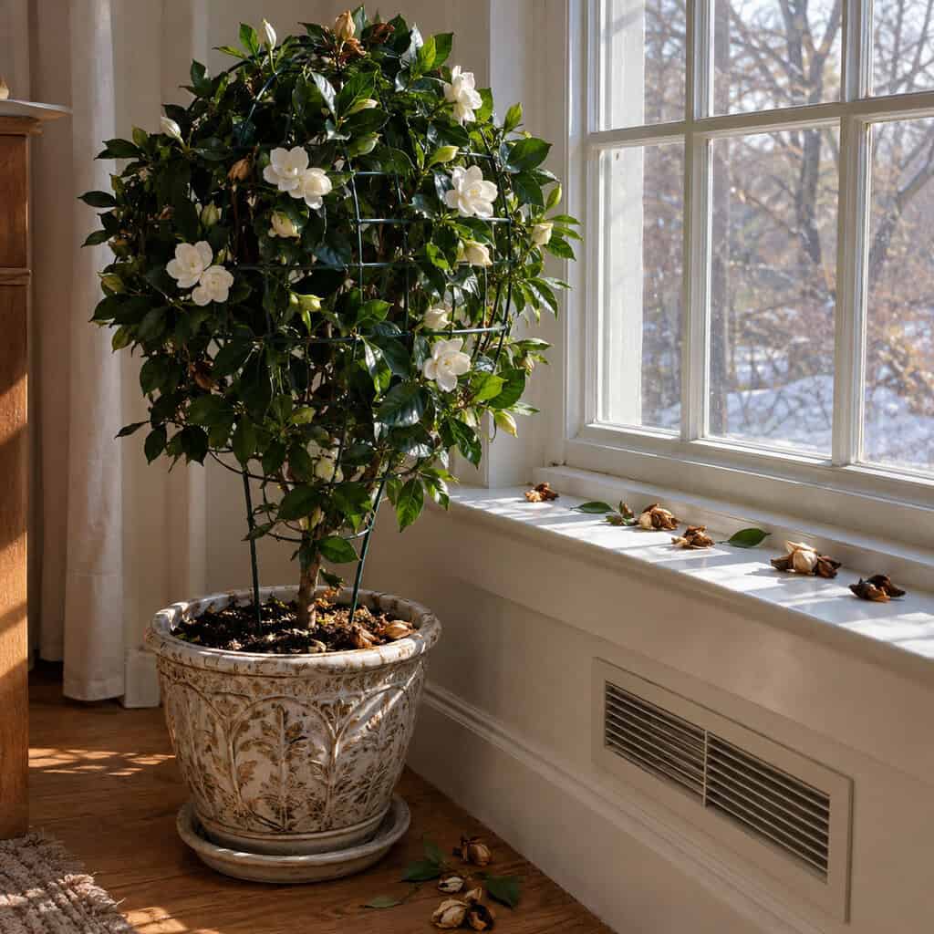 The Gardenia or Jasmine Holiday Topiary