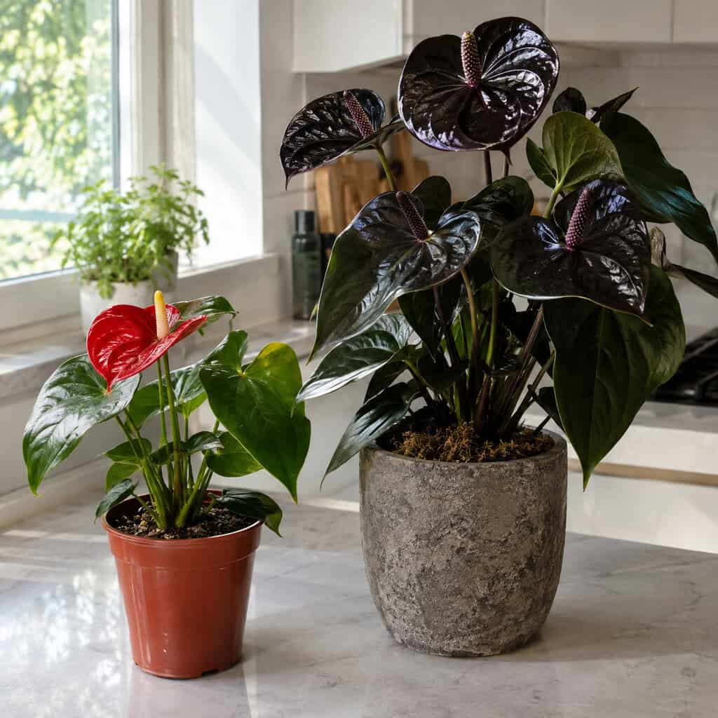 The Red Supermarket Anthurium