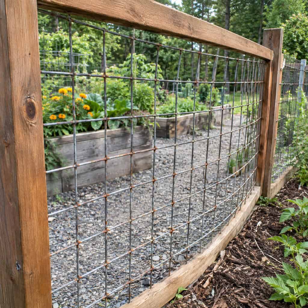 Cattle Panel and Hog Wire Fencing