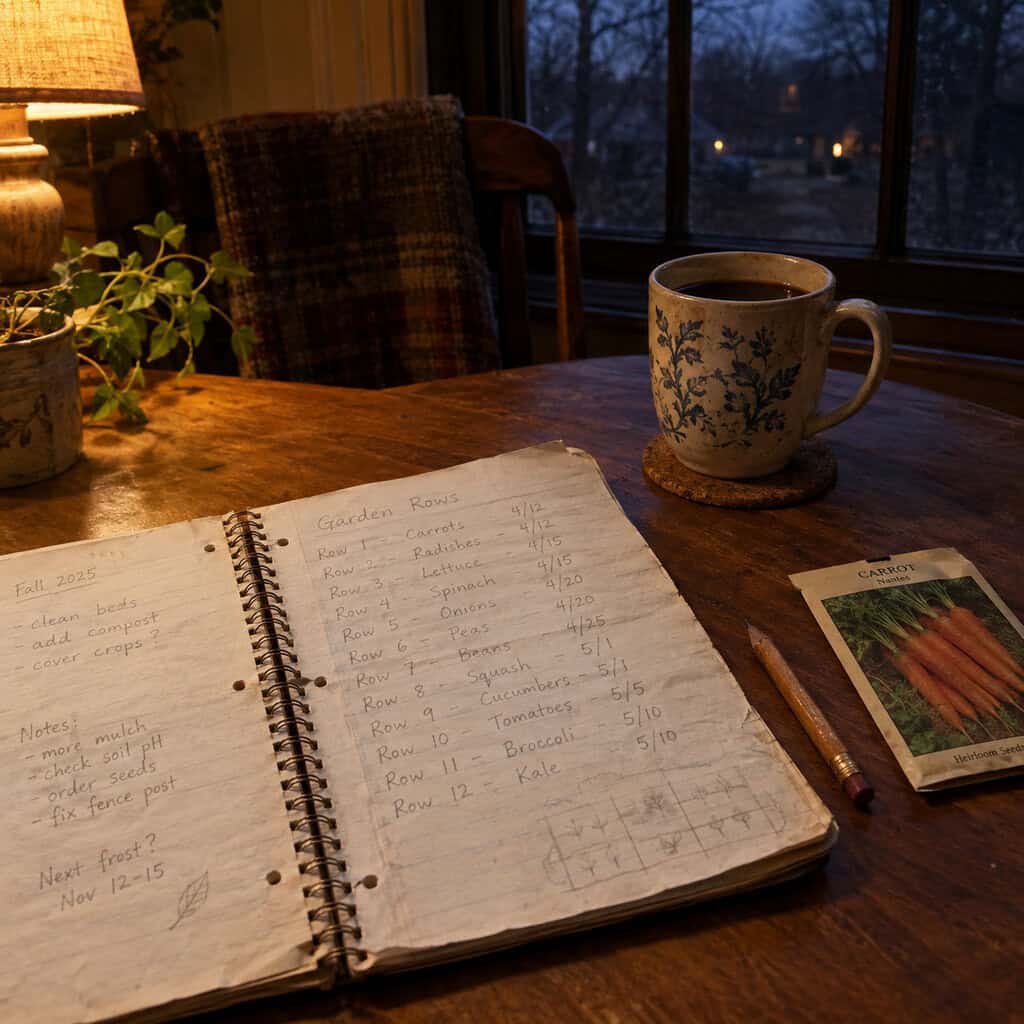 Everything Written Down in the Garden Notebook